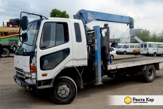 Манипулятор Mitsubishi FUSO 5 ТОНН Аренда манипулятора Митсубиси